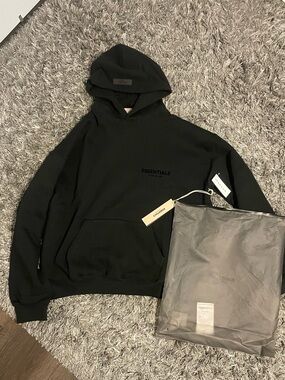 Essentials Black Hoodie